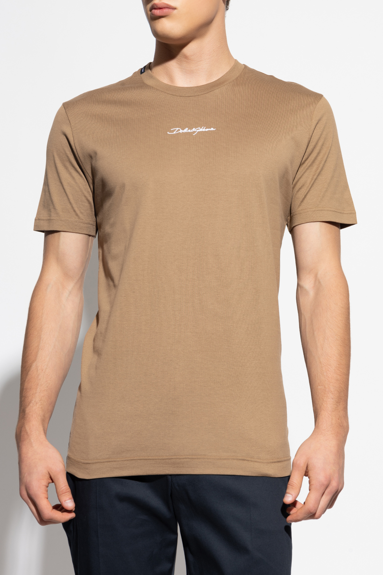 Dolce & Gabbana T-shirt with logo | Men's Clothing | Vitkac